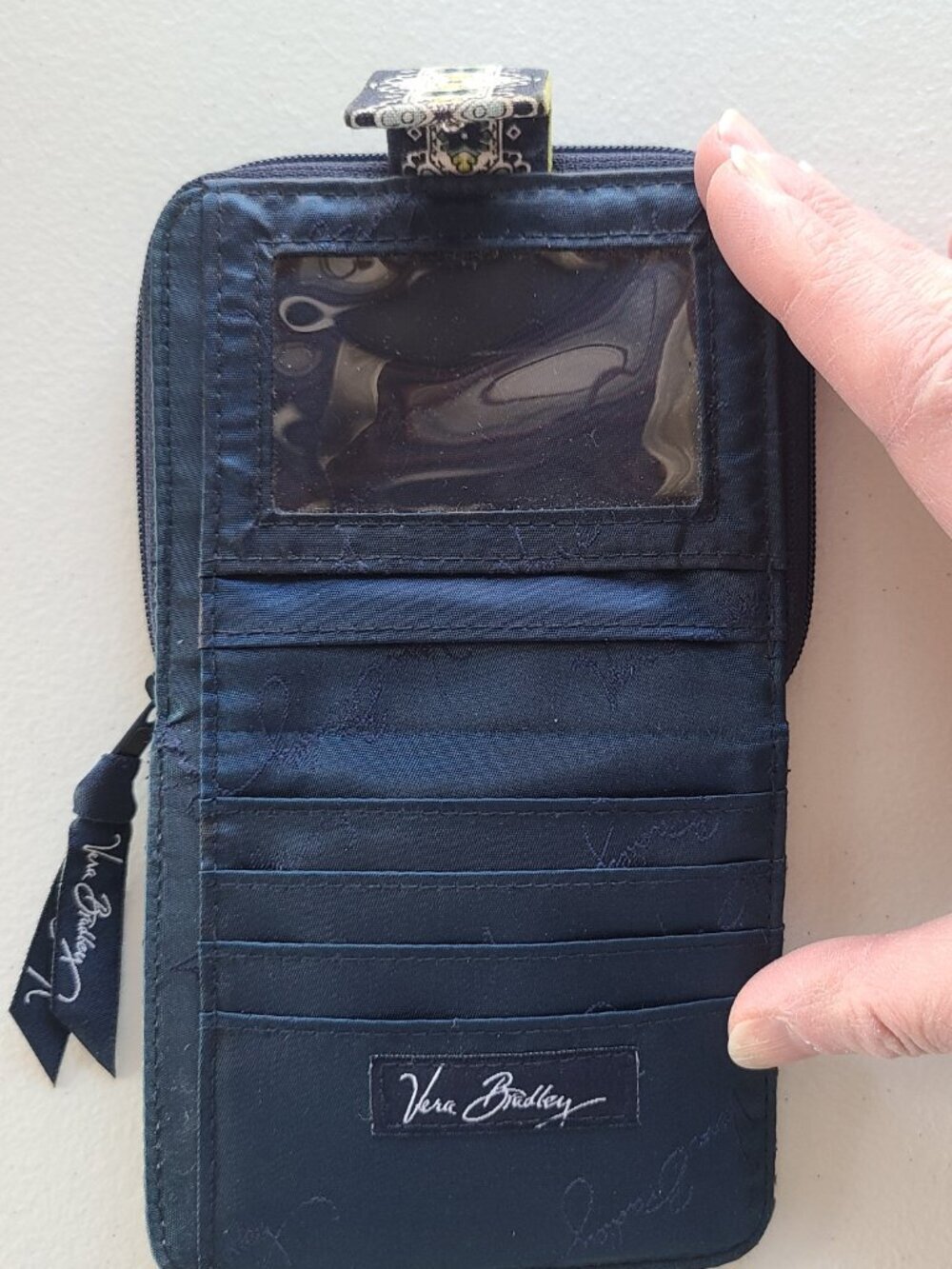 Vera Bradley Wallet Small Bifold Zipper Cambridge Small - Picture 5 of 6